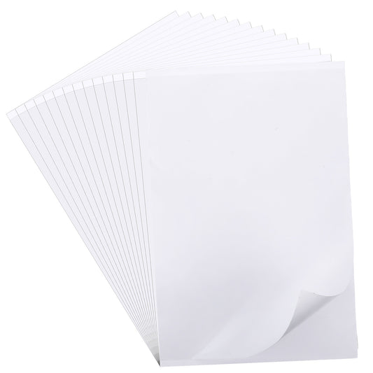 15 Pcs Double Sided Adhesive Tape Sheet Clear Sticky Tumbler Tape Wide Large Super Strong Sticky Tape DIY Art Craft Home Class Office Decorative Handicraft