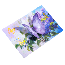 3D Pop-Up Butterfly Greeting Card Foldable Birthday Card with Envelope 3D Butterfly Celebration Card Handmade Gifts for Any Occasion Girlfriend Mother Anniversary Graduation Thanksgiving Christmas