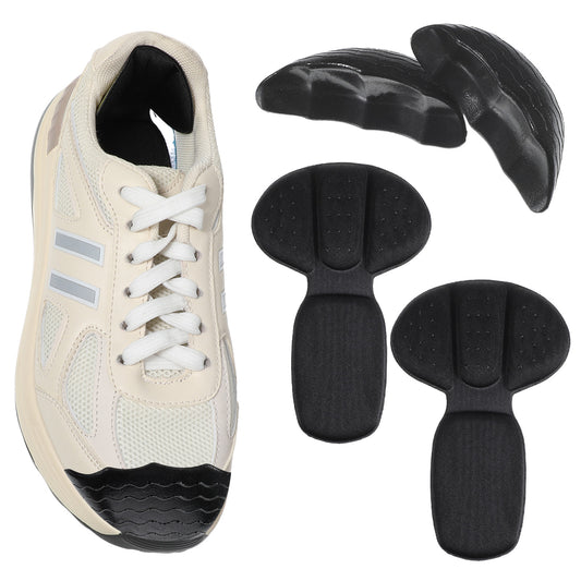 COMNICO Shoe Filler for Too Big Shoes Women, 1Pairs Heel Lift Inserts 1Pairs Toe Filler Inserts for Shoes Too Big Comfort Toe Cushions Make Shoes Fit Shoes Insole for Leather Shoes High Heels