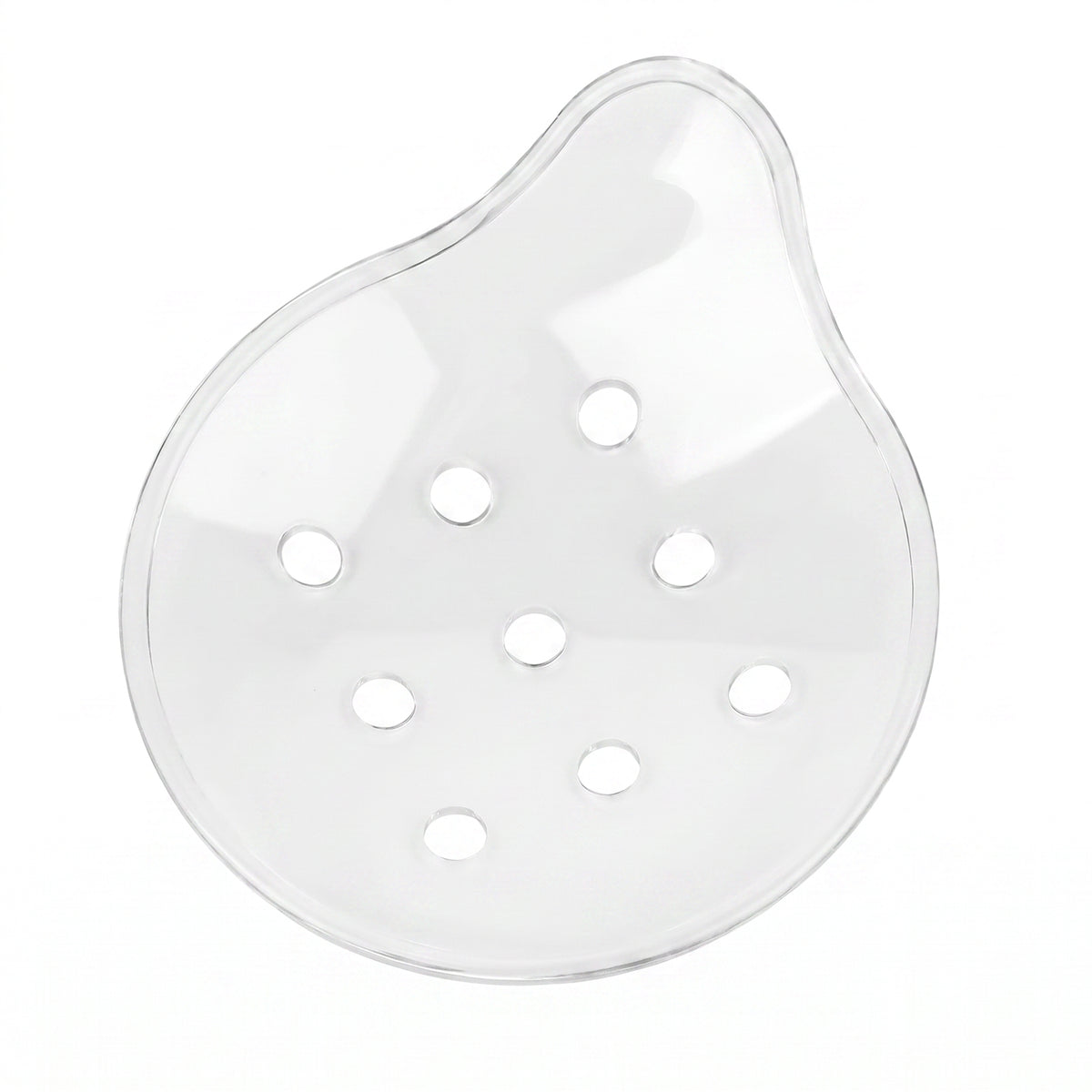 Dimeho 9-Hole Plastic Eye Patch, 1 Pcs Clear Eye Patches