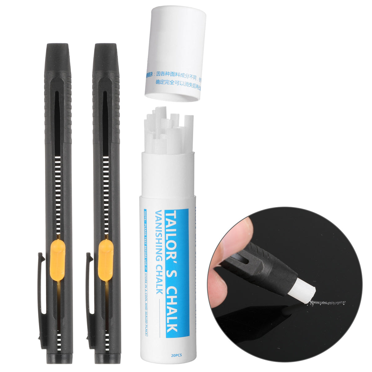 FNANJWQ Heat Erasable Fabric Marker for Sewing, Sewing Chalk DIY Markers