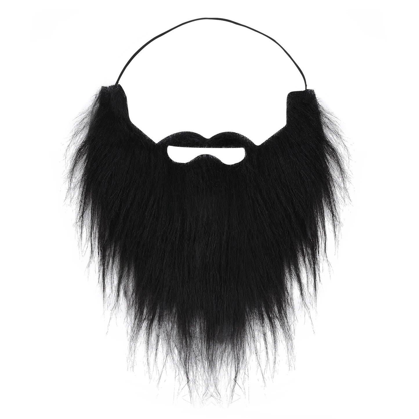 YUXIANLB Fake Mustache and Eyebrows Self Adhesive Fake Beard, Novelty Costume Facial Hair for Cosplay Costume Halloween Party Black