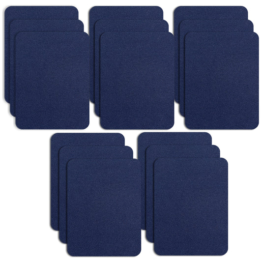 COMNICO Denim Patches for Jeans Kit (Blue)