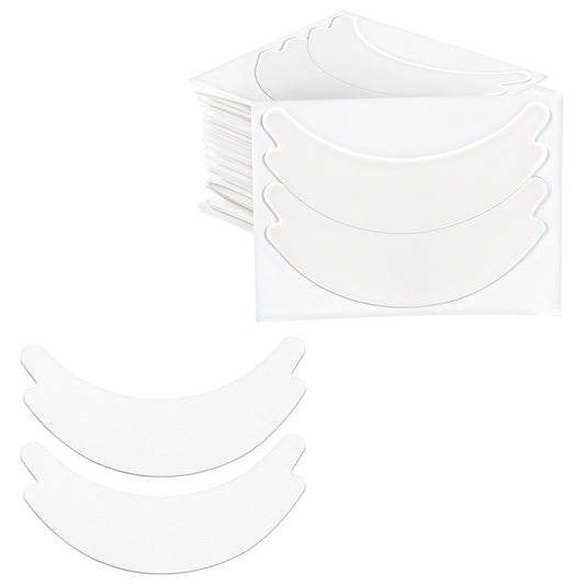 COMNICO 100 Pcs Eyelash Extension Foam Eye Pads Disposable Lint Free Stick Well Hypoallergenic Under Eye Lash Extension Pads Beauty Tool Kit Lash Tech Supplies Must Haves(Wings style)
