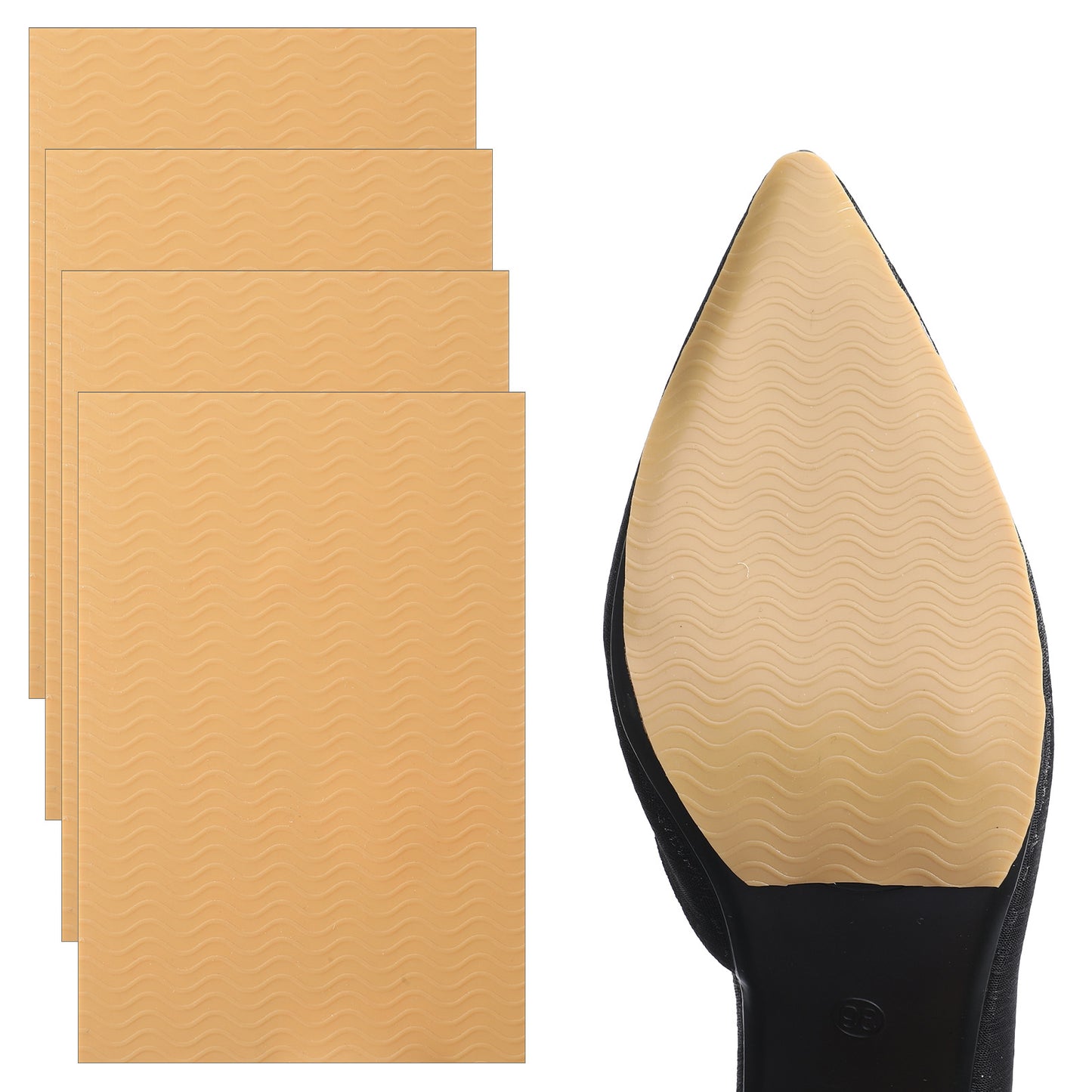 YUXIANLB Shoe Grips on Bottom of Shoes, Invisible Traction Shoe Pad Sticker