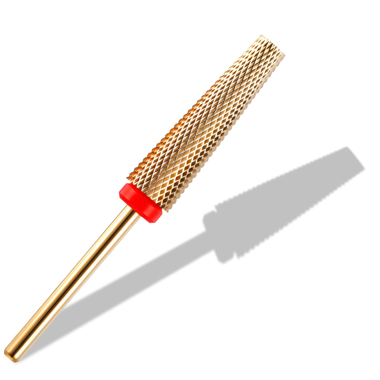 Super Long 5 in 1 Nail Drill Bits Professional 3/32'' Carbide Tungsten Bits Two Way Rotate Professional Advanced Safety Bit Cleaner Nails Art Accessories for Manicure Pedicure Cuticle Gel Polishing