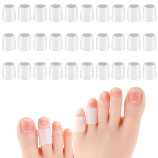 Toe Separators Toes Protectors Pads Silicone Ball of Foot Cushions Heels Covers Overlapping Bandages Blister Prevention Socks Relief Caps Shoes Tape Bunion Corrector Gel Protection Feet Sandal Wrap