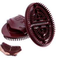 2 Pcs Meridian Massage Brush Full Body Massage Brushes Beauty Professional Full Body Relaxation Massager Brushes Tools Portable Handheld Meridian Massages Brush for Bodys SPA Massager Relaxation