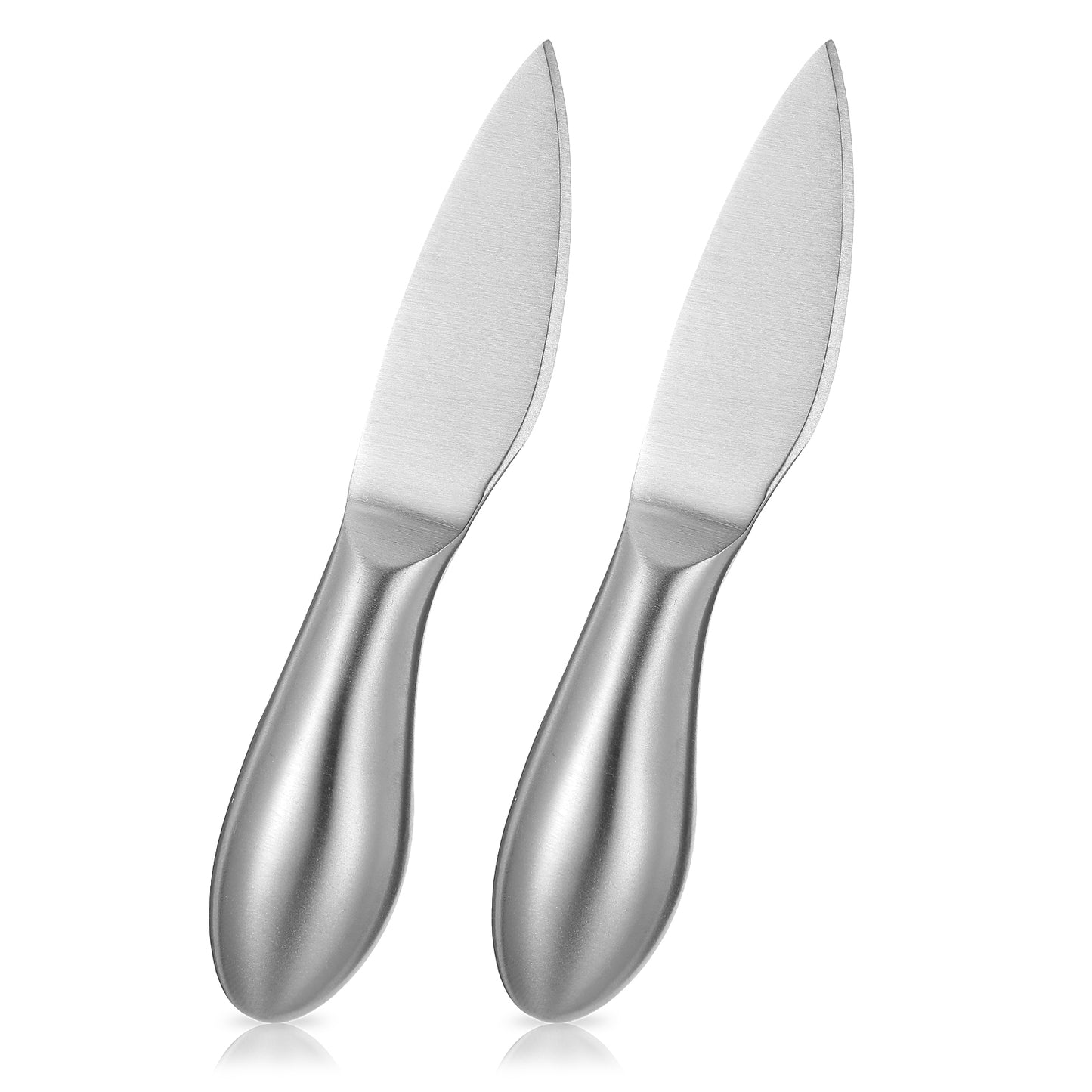 2 Pcs Butter Knife Butter Spreader Knives Little Cheese Spreader Knives Charcuterie Utensils Cheese Knives Stainless Steel Spreader Knife Cocktail Knives for Condiments Board Jam Pastry Kitchen