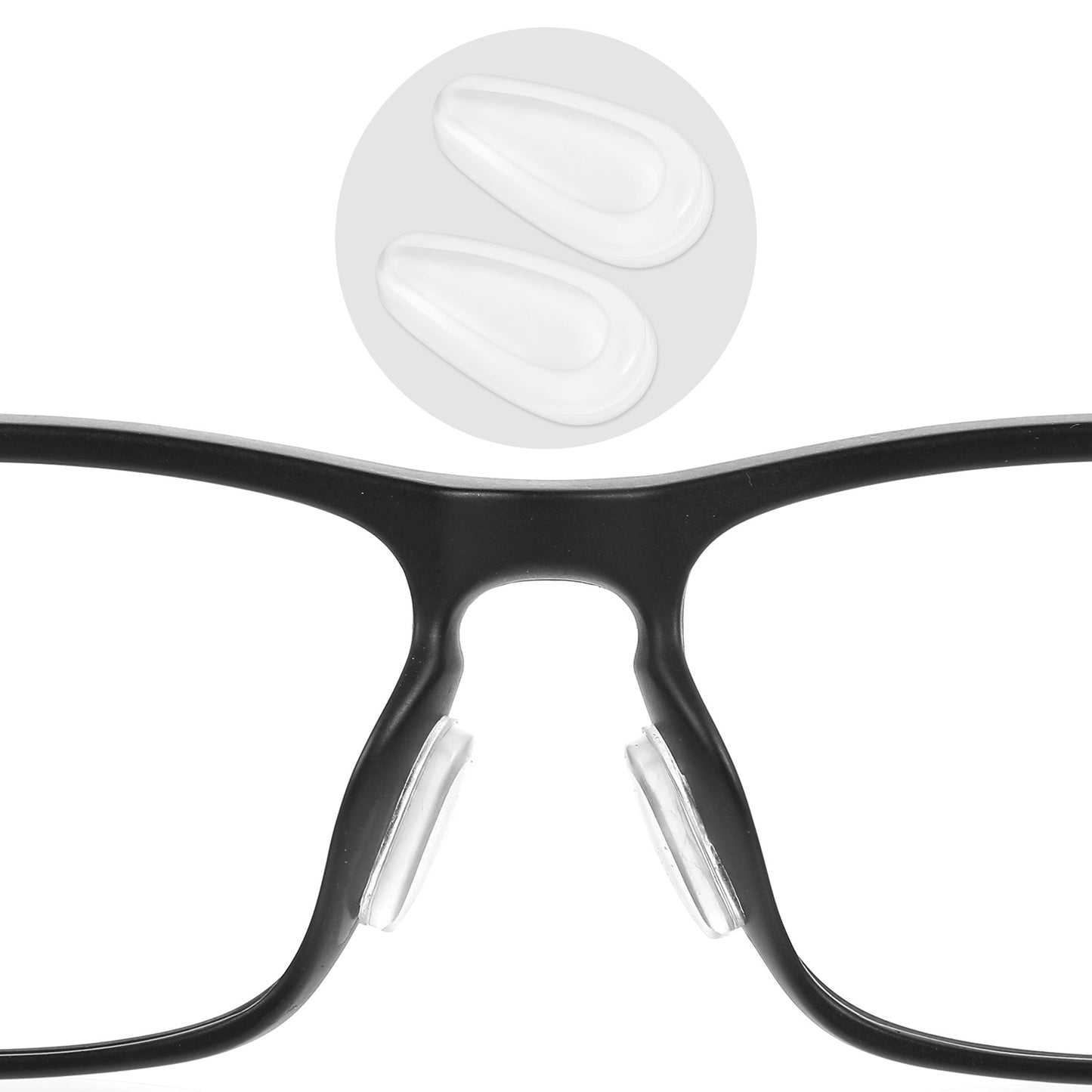 COMNICO Eyeglass Nose Pads (White, 14mm)