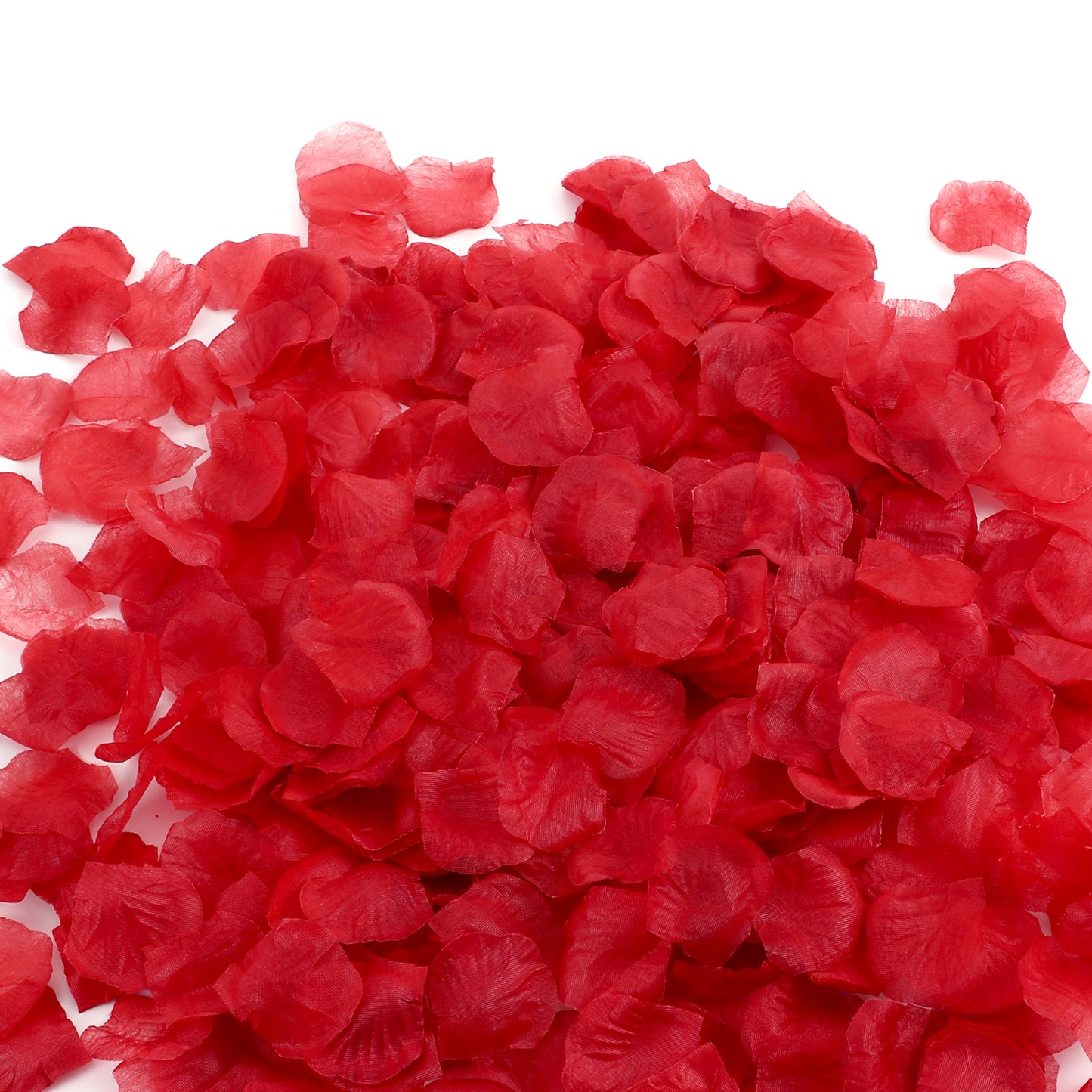 COMNICO 2000 Pcs Red Rose Petals, Fake Rose Petals Artificial Rose Petals for Valentines Wedding Proposal Flower Girl Basket Flower Petals to Throw at Wedding Anniversary Decorations
