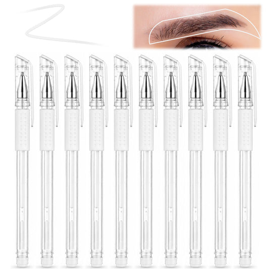 Sibba 10Pcs Eyebrow Microblading Marker Pen, Eyebrow Mapping Pen