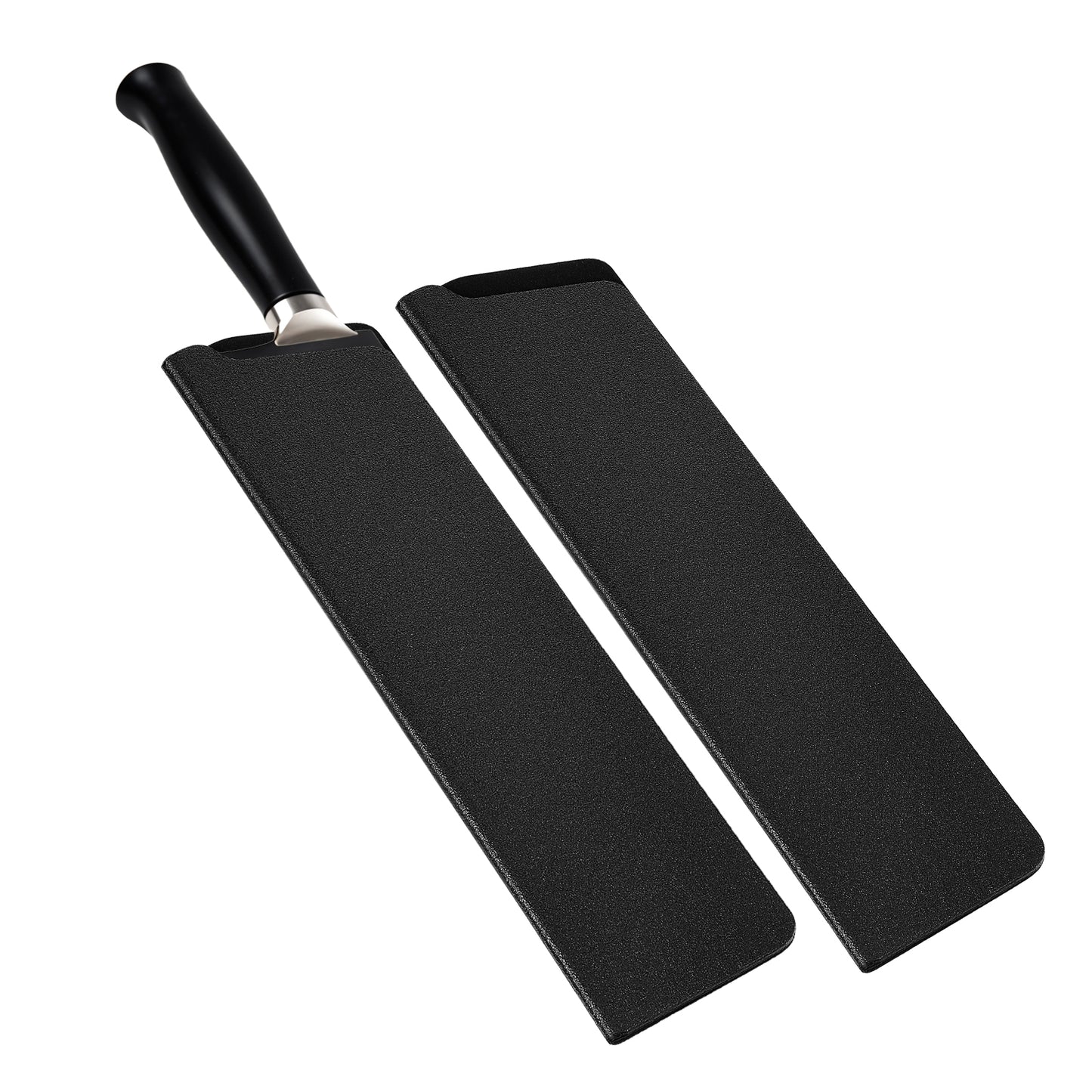 Wanmu 2Pcs Universal Knife Case, 5.3" × 1.2" Knife Covers or Sleeves, Knife Edge Guard, Universal Waterproof Kitchen Knife Sheath, Sheath Sleeves Edge Guards Set for Chef Knife