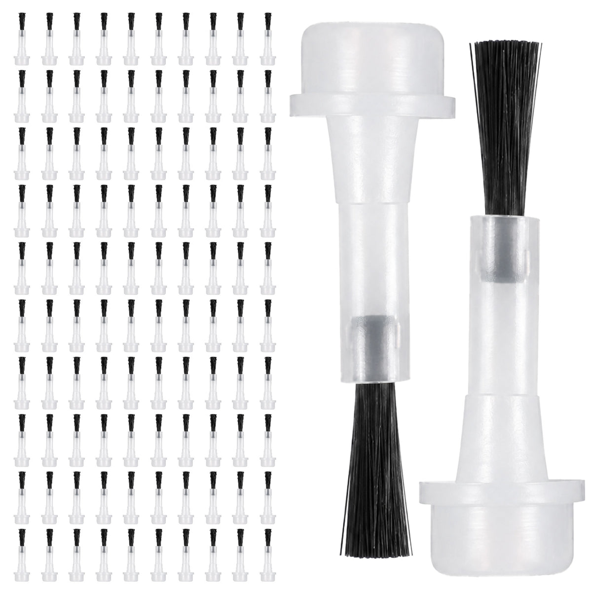 Hadnves 50Pcs Disposable Nail Polish Brush
