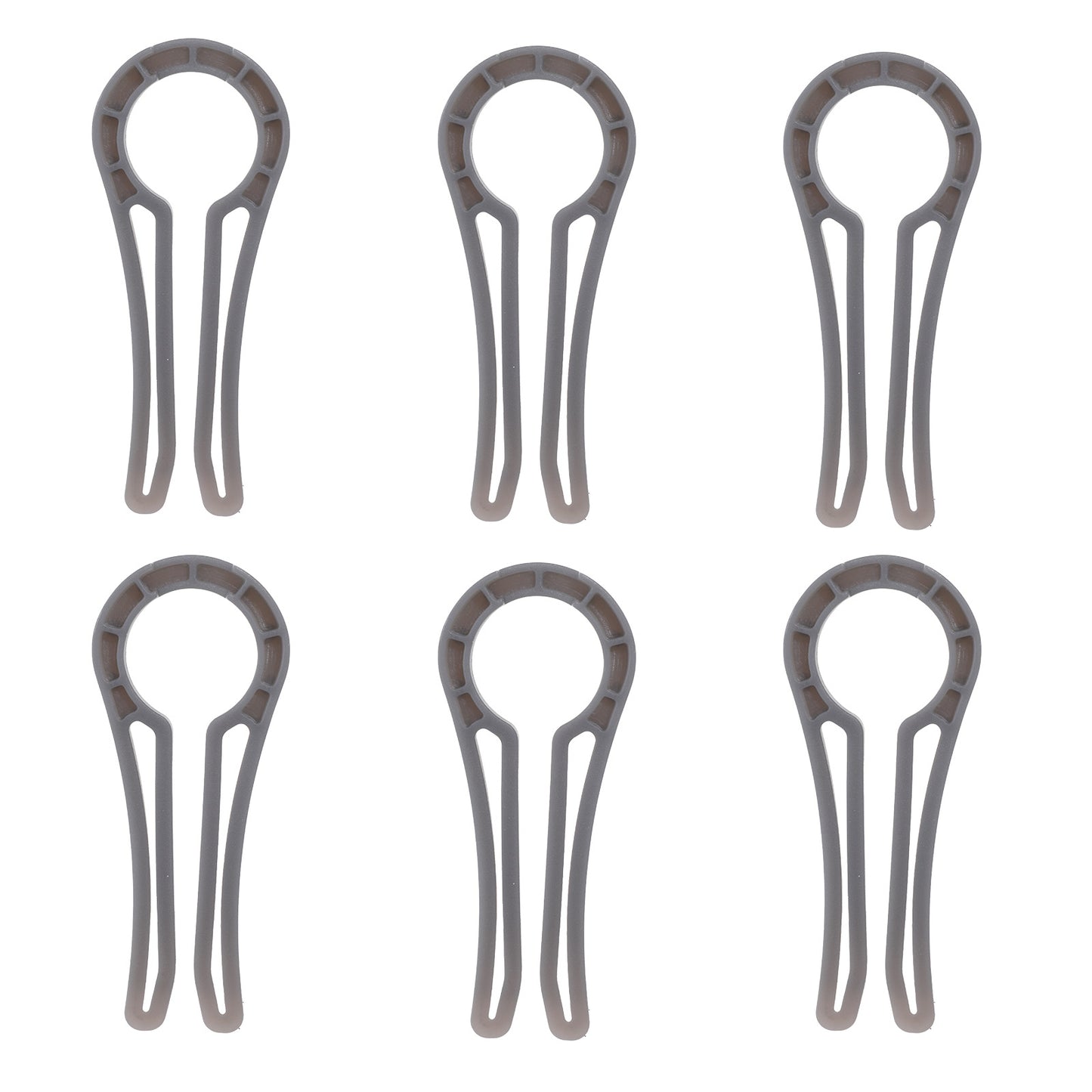 COMNICO 6pcs Gas Stove Knob Lock, Child Safety Proofing Oven Knobs Covers Durable Heat-Resistant Door Knob Guards to Prevent Kids Pets from Turning on Stoves (Gray)
