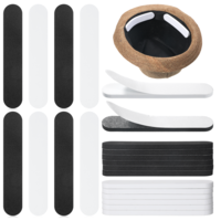 Heclia 60Pcs Hat Size Reducer Hat Sizing Tape Self Adhesive Foam Tape Adjustable Fit Adhesive Backing Padding Strips Inserts to Make Fit Smaller for Cowboy Western Panama Straw Caps