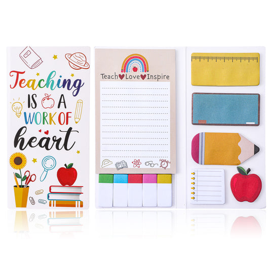 Wanmu Notes Variety Pack, Colored Sticky Notes Set, Fun Blackboard Self-Stick Note Tabs, Colored Writing Memo Pads, Book Annotation Kit