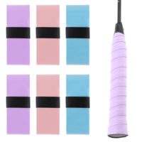 6 Pack Tennis Racket Grip Tape Precut Racquet Overgrips Anti Slip Dry Feel Tennis Grips Comfort Absorbent Grip Tape Tennis Overgrips with Velvety for Pickleball Badminton Fishing Rods