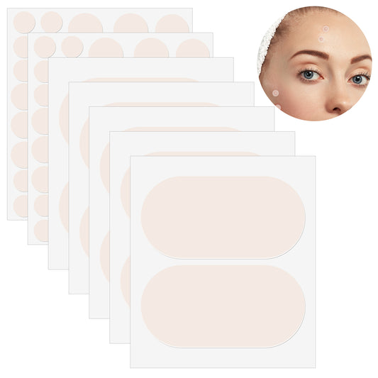 Sibba Pimple Patches 80 Pcs Face Hydrocolloid Pad Round Zit Covers Sticky Spot Stickers Invisible Spot Absorbing Pore Cleaning Strips Chin Dots Peel Self Adhesion for Large Breakouts Acne