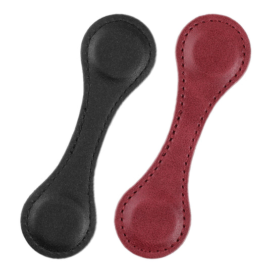 2 Pcs Magnet Leather Bookmark Retro Book Page Holder Vintage Handmade Book Marker Clip Personalized Leather Page Buckles Timeless Reading Accessories for Women Bookworm Lover Readers Teachers