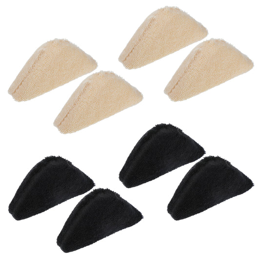 Wanmu 4 Pairs Shoe Filler, Adjustable Sponge Toe Filler Pads, Reusable Shoe Inserts Fitters, Soft Breathable Big Toe Plug Foot Brace for Women Girls High Heel Men Shoes Too Big(Multicolor)