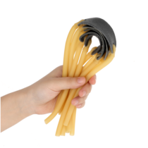 COMNICO 10 Pcs Slingshot Replacement Bands Elastic Thickened Professional Rubber Bands Heavy Duty Pull Wrist Slingshot Tubular Elastic Elasticity Rubber Band Suitable for Adults Outdoor Games