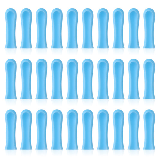 30Pcs Ear Cleaner Tips Ear Wax Removal Replacement Tips Ear Spoon Tips Ear Cleaner Replacement Tips Silicone Soft Cleaning Reuse Cap for Ear Wax Removal Tool Accessories for Adults Ear Wax Endoscope