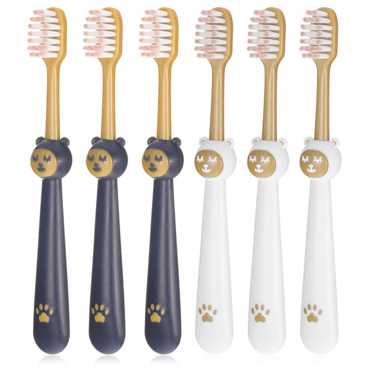 6 Pack Extra Soft Toothbrush for Sensitive TeethWith Adult Wide Head Soft Hair Toothbrush Deep Cleaning Flossing Toothbrushes Adult Manual Toothbrushes Set Effectively Clean Sensitive Teeth or Gingiva