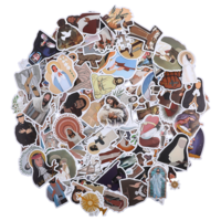 110 PCS Jesus Stickers Catholic Christian Clergy Stickers Aesthetic Religious Friars Decals Inspirational Water Bottle Stickers for Phone Luggage Laptop Phone Cases Journaling Scrapbooks Christian