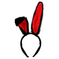 COMNICO Bunny Ears Headbands Easter Cute Sexy Rabbit Ear Hair Band Furry Rabbit Ear Headband Party Prom Cosplay Headwear Costume Holiday Birthday Decoration Hair Accessories for Women(black)