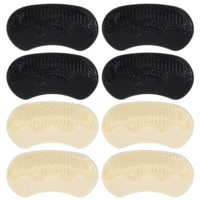 4Pairs 4D Cloud Honeycomb Heel Pads Snugs for Loose Shoes Ultra Comfort Soft Gel Heel Grips for Shoes Too Big Cushion Inserts Protectors Blister Prevention Pain Relief Pain Filler Women Men