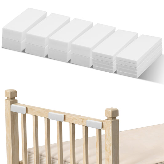 18Pcs Headboard Pads Furniture Wall Protectors EVA Foam Headboard Stoppers Anti Shake Bed Noise Stoppers Felt Couch Bumper Self Adhesive Furniture Pads for Bed Frame Chair Table Legs