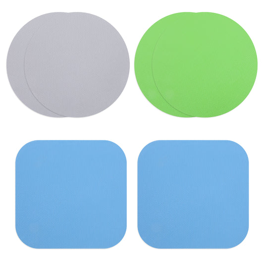 6 Pcs Jar Opener Pad Rubber Jar Opening Aid Non-Slip Effort-Saving Bottle Cap Gripper Easy Turning Multifunctional Lid Openers Safe for Weak Hands Seniors Coaster Trivet