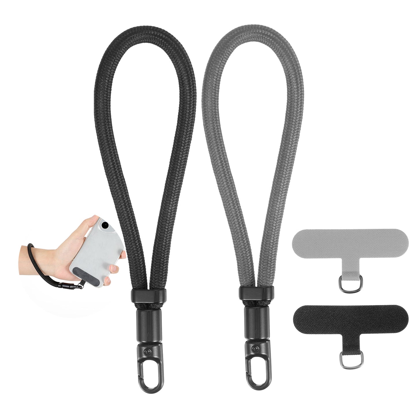 KFHENSOMR 2Pcs Phone Lanyard, Adjustable Cell Phone Lanyard Strap, Hand Wrist Strap