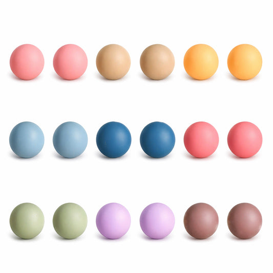 18 Pcs Fridge Magnets Mini Colorful Refrigerator Magnets Cute Matte Fridge Magnet Funny Round Locker Accessories for Whiteboard Office Home Kitchen Fridge Decorative Crafts