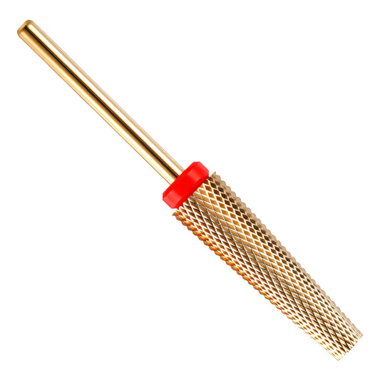 Super Long 5 in 1 Nail Drill Bits Professional 3/32'' Carbide Tungsten Bits Two Way Rotary Advanced Safety Bit Manicure Nails Art Accessories for Manicure Pedicure Cuticle Acrylic Nails