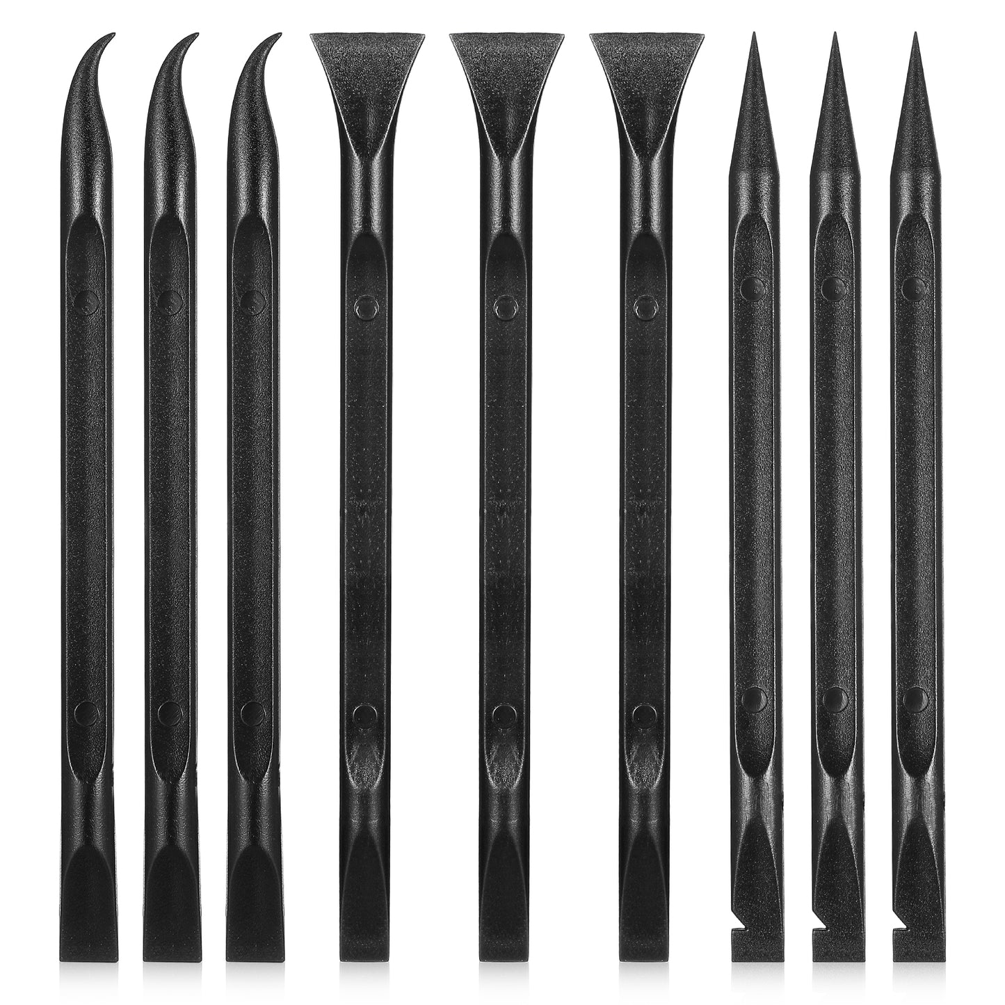 9 Pcs Plastic Scraper Tool for Tight Spaces, Scratch Free Plastic Scraper Cleaning Pen Non-Scratch Cleaning Tool Handy Multi-Use Scraping Tool for Removing Food Labels Stickers Paint Grease Crevices