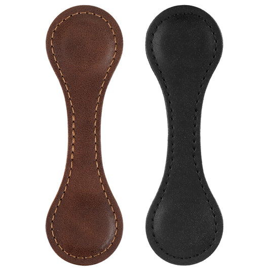 Dimeho 2 Pcs Leather Magnet Bookmark Vintage Book Page Holder Handmade Retro Page Marker Clip Cute Reading Accessories for Women Bookworm Book Lovers Reader Gift